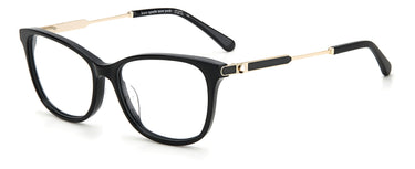Premium Women Kate Spade Model Eyeglasses: Gael - Black- SpecSMART Eye Clinic (Diagonal View)
